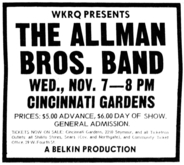 Allman Brothers Band / James Montgomery Band on Nov 7, 1973 [394-small]