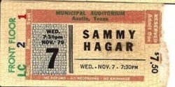 Sammy Hagar / Pat Travers Band / Scorpions on Nov 7, 1979 [715-small]