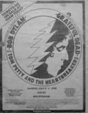 Bob Dylan / Grateful Dead / Tom Petty & The Heartbreakers  on Jul 6, 1986 [773-small]