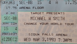 tags: Ticket - Michael W. Smith / DC Talk on Mar 3, 1993 [992-small]