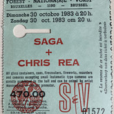 Saga / Chris Rea on Oct 30, 1983 [100-small]