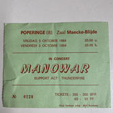 Manowar / Thunderfire on Oct 5, 1984 [110-small]