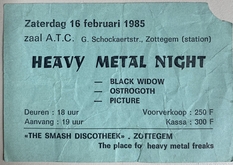 Picture / Ostrogoth / Black Widow on Feb 16, 1985 [189-small]