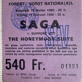 Saga / The Honeymoon Suite on Feb 14, 1986 [208-small]