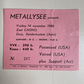Possessed / Voivod / Deathrow on Nov 14, 1986 [226-small]