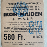 Iron Maiden / W.A.S.P on Nov 28, 1986 [227-small]