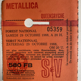 Metallica / Queensrÿche on Oct 29, 1988 [257-small]