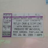 Mötley Crüe / Ted Nugent / Scorpions on Jul 30, 1999 [404-small]