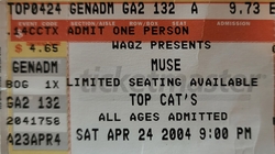 tags: Ticket - Muse on Apr 24, 2004 [886-small]