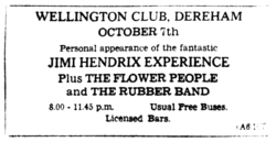 Jimi Hendrix / The Flower People / The Rubber Band on Oct 7, 1967 [277-small]