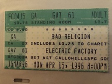 Bad Religion / Dance Hall Crashers / Unwritten Law on Apr 15, 1996 [052-small]