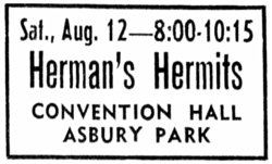 Herman's Hermits / The Who / The Blues Magoos on Aug 12, 1967 [611-small]
