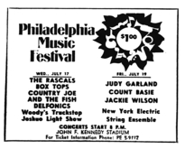 The Rascals / The Box Tops / Country Joe & The Fish / The Delfonics on Jul 17, 1967 [626-small]