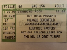 Black Tide / Avenged Sevenfold on Nov 15, 2007 [081-small]