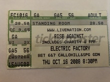 Alkaline Trio / Rise Against / Thrice / The Gaslight Anthem on Oct 16, 2008 [087-small]