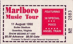 Poco / Angel Train / .38 Special on Aug 11, 1990 [153-small]