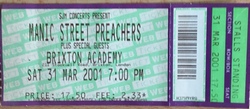 Manic Street Preachers on Mar 31, 2000 [571-small]