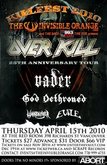 Overkill / Vader / God Dethroned / Warbringer / Evile on Apr 15, 2010 [160-small]
