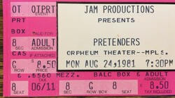 Pretenders / The Bureau on Aug 24, 1981 [631-small]