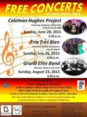 The Coleman Hughes Project / Trio Tres Bien featuring Danita Mumphard / Grand Elite Band on Jun 28, 2015 [780-small]