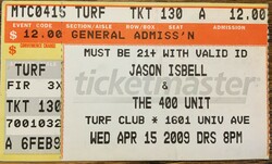 Jason Isbell and the 400 Unit / Justin Townes Earle on Apr 15, 2009 [800-small]
