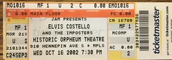 Elvis Costello & The Imposters on Oct 16, 2002 [801-small]