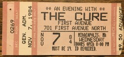 The Cure on Nov 7, 1984 [822-small]