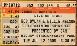 Bob Dylan / Willie Nelson on Jul 12, 2005 [899-small]