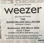 Weezer / Biffy Clyro on Mar 20, 2002 [952-small]