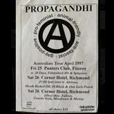 Propagandhi / Mid Youth Crisis / H Block 101 / Heads Kicked Off / Ahimsa        on Apr 26, 1997 [076-small]