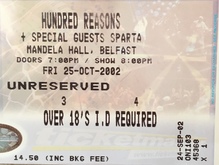 Hundred Reasons / Sparta on Oct 25, 2002 [078-small]
