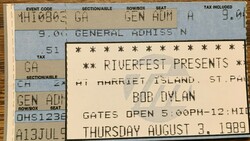 Steve Earle / Bob Dylan on Aug 3, 1989 [253-small]