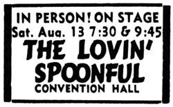The Lovin' Spoonful / The Luvs on Aug 13, 1966 [364-small]