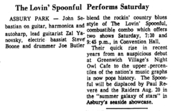 The Lovin' Spoonful / The Luvs on Aug 13, 1966 [365-small]
