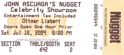 tags: Ottmar Liebert, Ticket, John Ascuaga's Nugget Celebrity Showroom - Ottmar Liebert on Jul 18, 2009 [425-small]