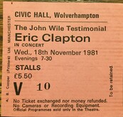 Eric Clapton / Fred Wedlock / Alexei Sayle on Nov 18, 1981 [435-small]
