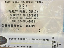 R.E.M. / Starsailor / Ruby Horse on Jul 17, 2003 [491-small]