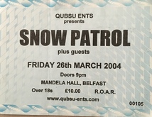 Snow Patrol on Mar 26, 2004 [518-small]