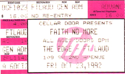 Faith No More on Oct 23, 1992 [828-small]