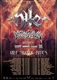 tags: Gig Poster - Nile / Krisiun / In Element / Eternal Psycho on Nov 25, 2022 [883-small]