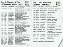 Schedule day 6-7, #14 Legendary Rhythm & Blues Cruise Caribbean on Jan 23, 2010 [998-small]