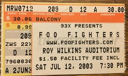 Foo Fighters / Pete Yorn on Jul 12, 2003 [338-small]