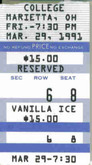 Vanilla Ice on Mar 29, 1991 [251-small]