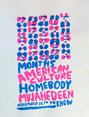 tags: Gig Poster - American Culture / Homebody / Months / Mujahedeen on Nov 16, 2015 [667-small]