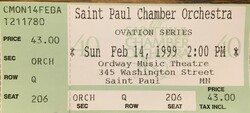 Saint Paul Chamber Orchestra on Feb 14, 1999 [181-small]
