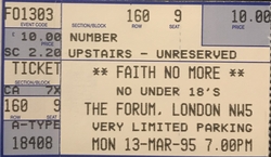 Faith No More / Shihad on Mar 13, 1995 [415-small]