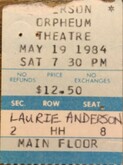 Laurie Anderson on May 19, 1984 [429-small]