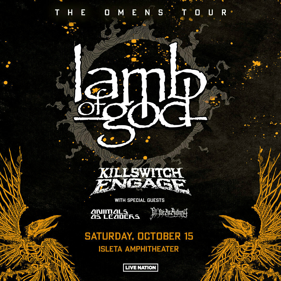 Oct 15, 2022 Lamb of God / Animals as Leaders / Fit For An Autopsy