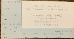 Mel Tormé / Minnesota Orchestra on Dec 8, 1992 [666-small]