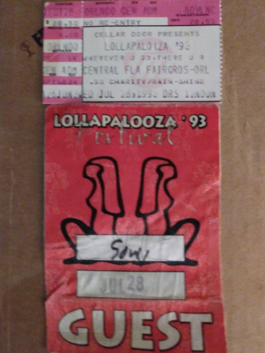 Lollapalooza '93 Concert & Tour History Concert Archives